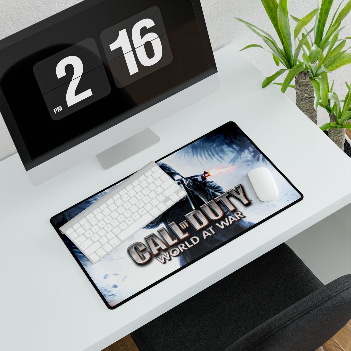 Custom Gaming Desk Mat - Call of Duty: World at War Design
