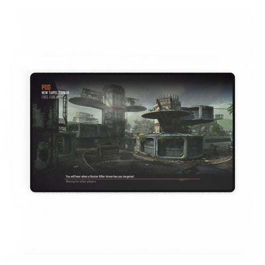 Call of Duty Gaming Desk Mat custom DLC mouse pad featuring "POD" from black ops 2 - Futuristic Landscape Design