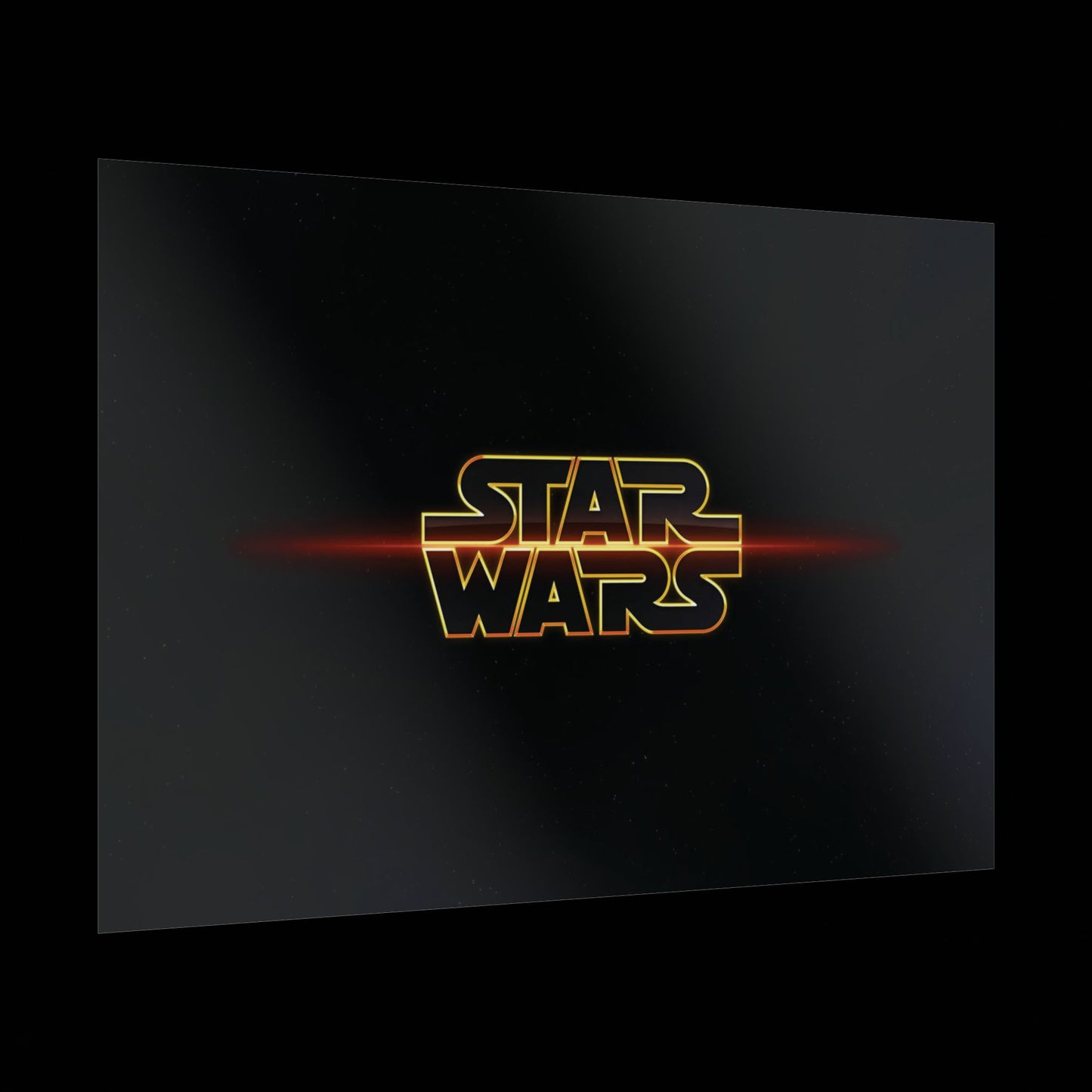 Star Wars Logo Rolled Poster — medium/large