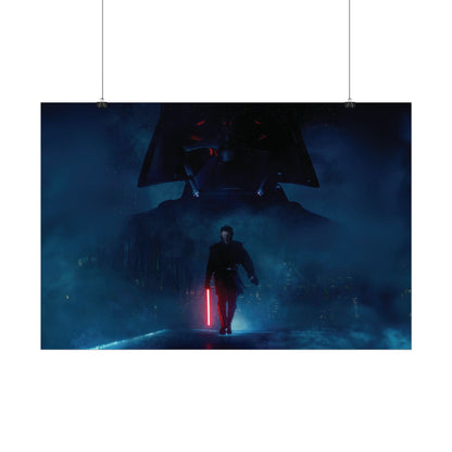Anakin skywalker/Darth Vader cinematic Starwars (Rolled Poster)