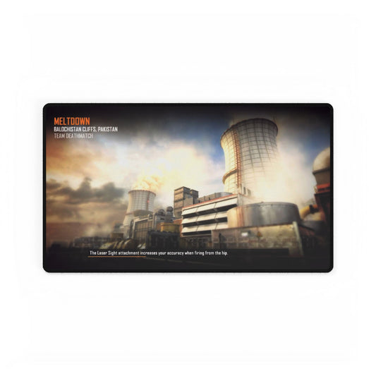 Call of Duty Themed Desk mat map -"MELTDOWN"-Gaming Desk Mat - Meltdown Scene | Perfect for Gamers & Home Office