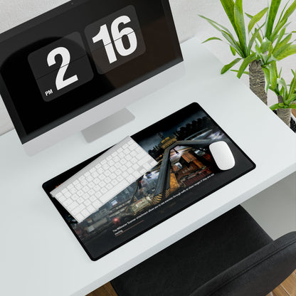 Call of Duty themed Gaming desk mat map -"CARGO"-Stylish Gaming Desk Mat with Futuristic Cityscape Design