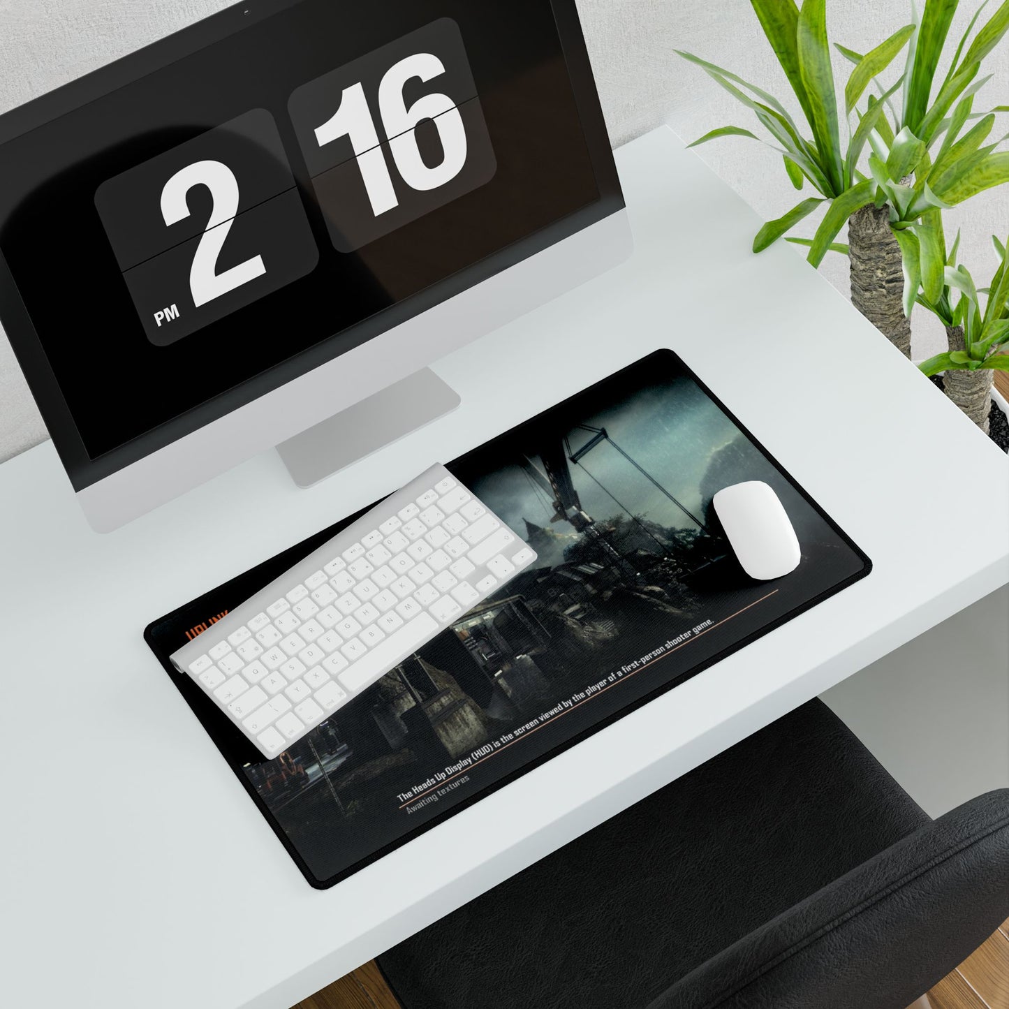 Call of Duty themed Gaming Desk Mat -map "UPLINK" Design for PC Gamers