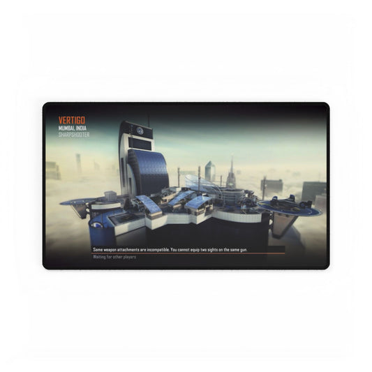 Gaming Desk Mat - Vertigo Map Design