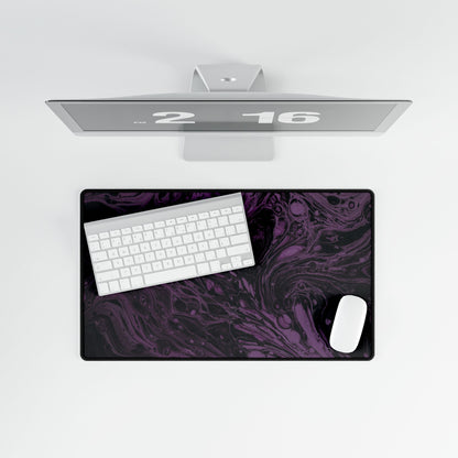 Purple Marble Desk Mat — Large Gaming desk mat