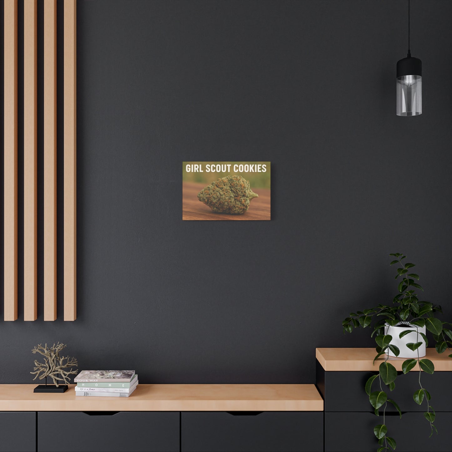 Canvas Print — "Girl Scout Cookies" Cannabis Bud Wall Art perfect gift for stoners