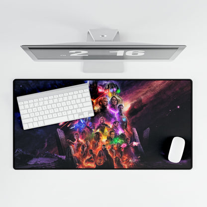 Marvel Heroes/villian Gaming Desk Mat — Epic Space Battle Mousepad